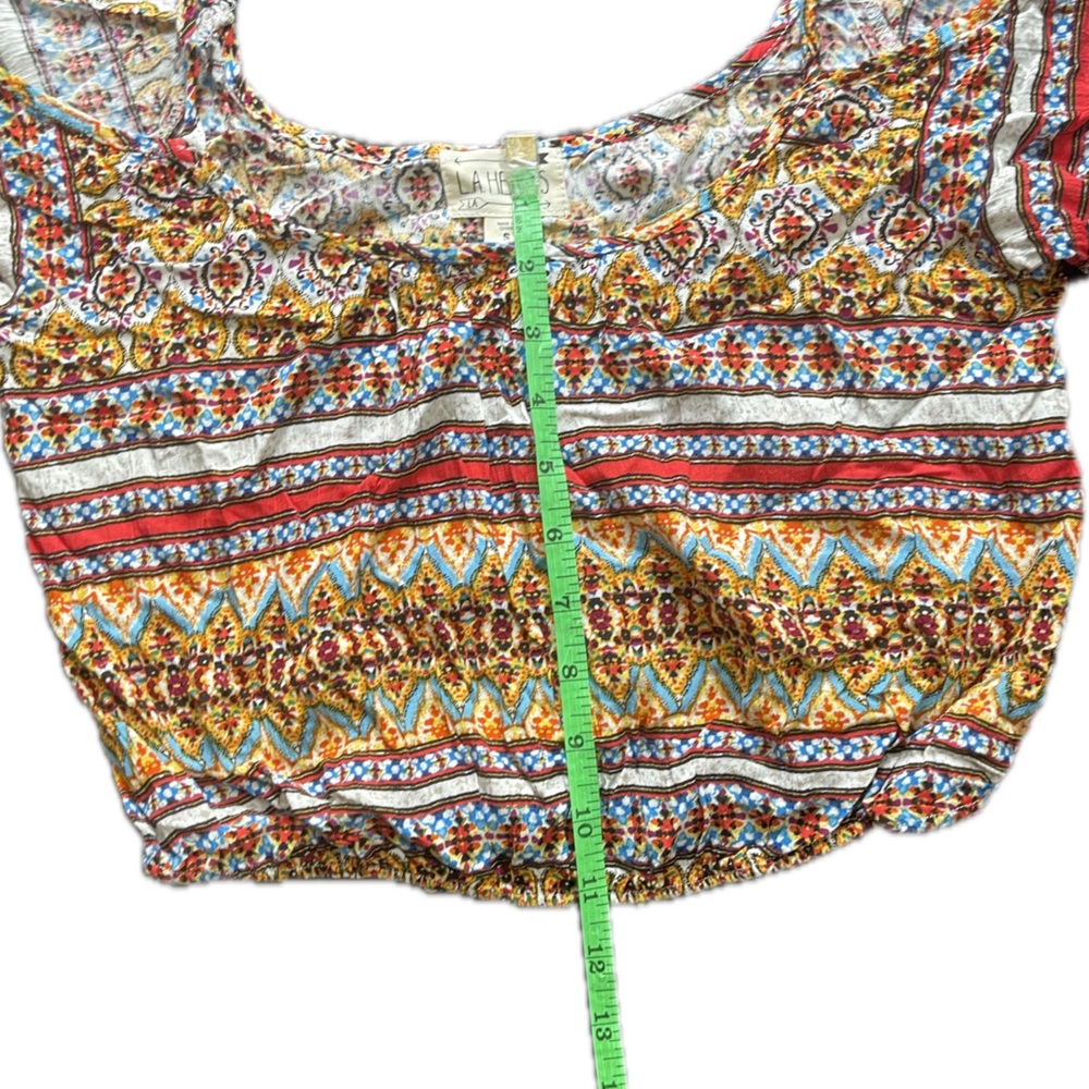 La Hearts Multicolor Patterned Blouse - image 2